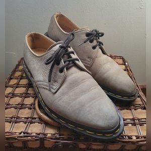 Dr. Martens Tan Nubuck Leather Oxford